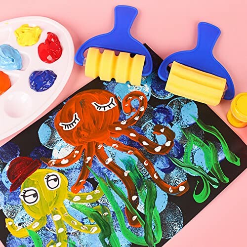 Kit de Pinceaux de Peinture pour Enfants