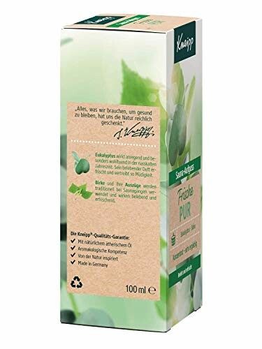 Huile de bain Kneipp à l'eucalyptus, boîte de 100 ml