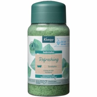 Sels de bain Kneipp à l'eucalyptus.