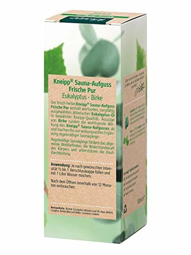 Emballage de Kneipp Sauna-Aufguss à l'eucalyptus et bouleau