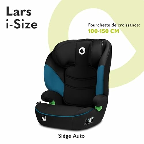 Siège auto Lars i-Size pour enfants, fourchette de croissance 100-150 cm