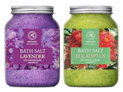Sels de bain aromatiques lavande et eucalyptus