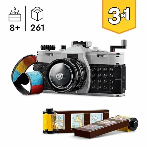 Ensemble appareil photo Lego Creator 3-en-1 pour enfants.