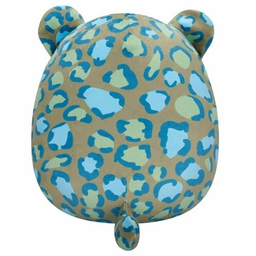 Jouet en peluche à motif léopard.