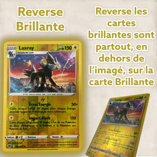 Carte Pokémon Luxray avec effet brillant