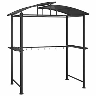 Cadre de gazebo en métal pour grill.