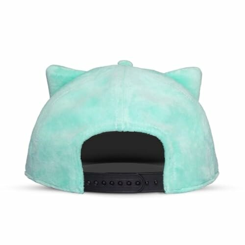 Casquette verte menthe avec oreilles de chat
