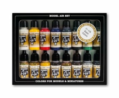 Ensemble de peintures acryliques pour modèles et miniatures