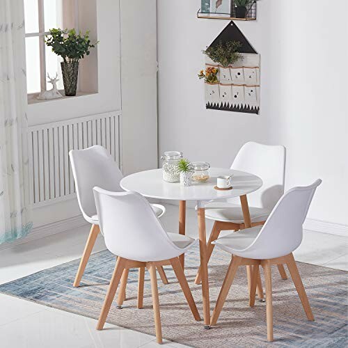 H.J WeDoo Table Ronde Scandinave 80cm