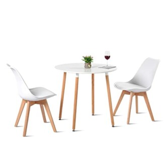 EGGREE Ensemble Table avec 2 Chaises