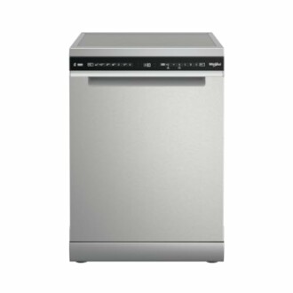 Lave-vaisselle en acier inoxydable moderne.
