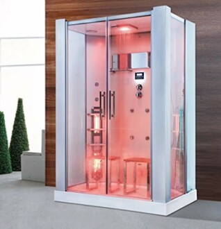 Douche à Vapeur LED de Luxe XXL