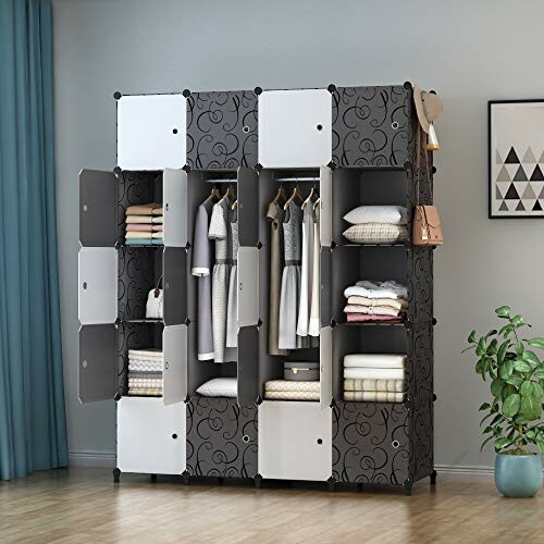 HOMIDEC Armoire Penderie 20 Cube