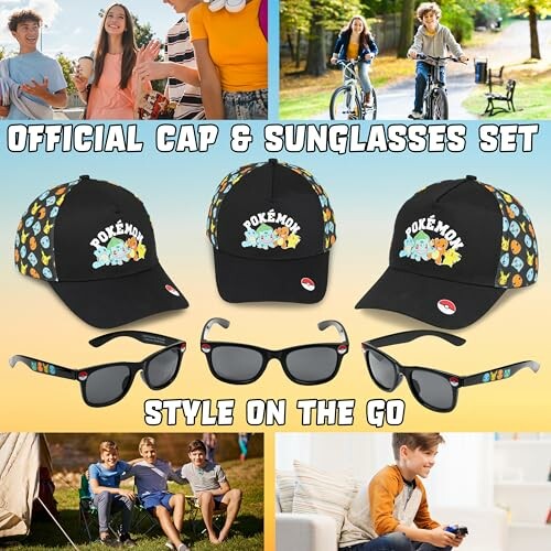 Get Trend Casquette Trucker et Lunettes de Soleil