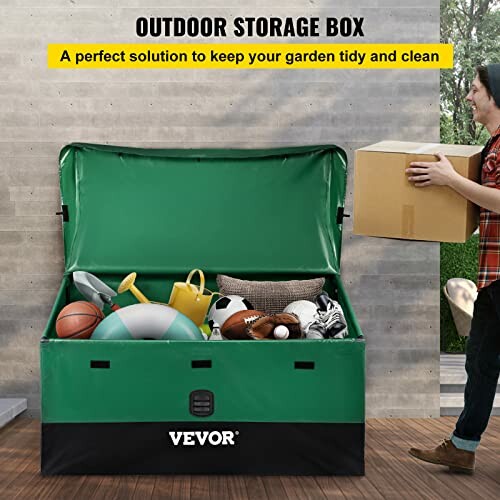 VEVOR Boîte de Rangement Extérieur 440 L