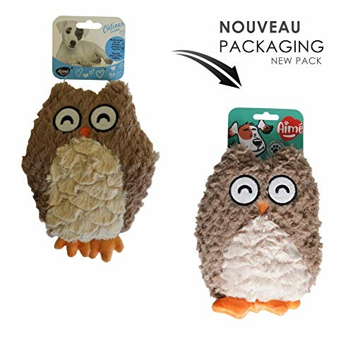 Jouet en forme de hibou pour chiens avec emballage nouveau