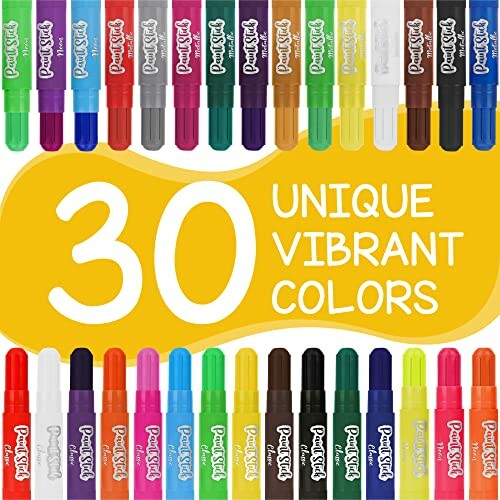 Ensemble de 30 marqueurs de peinture de couleurs vibrantes