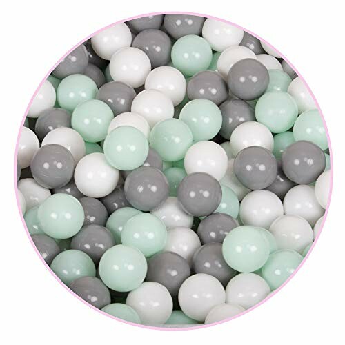 Balles en plastique de couleur pastel.