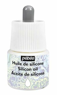 Bouteille d'huile de silicone Pébéo