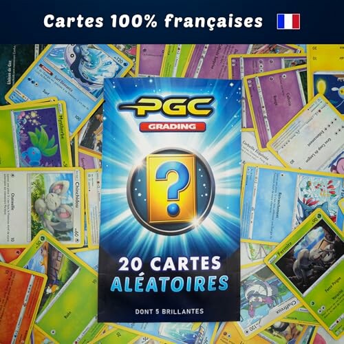 Ensemble de cartes à collectionner Pokémon françaises.