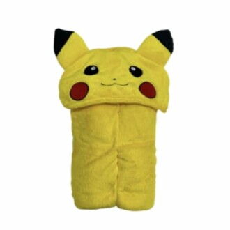 Serviette à capuche Pikachu jaune