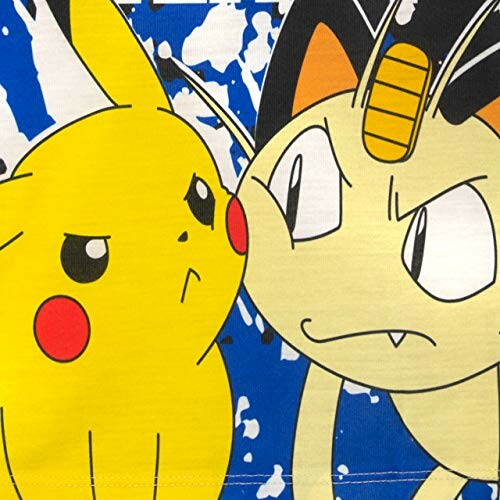 Illustration de Pikachu et Miaouss se regardant.