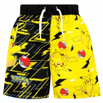 Short de bain Pikachu avec motifs colorés