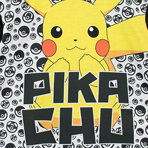 T-shirt avec design de Pikachu et texte