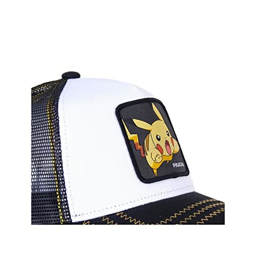 Casquette trucker avec motif Pikachu.
