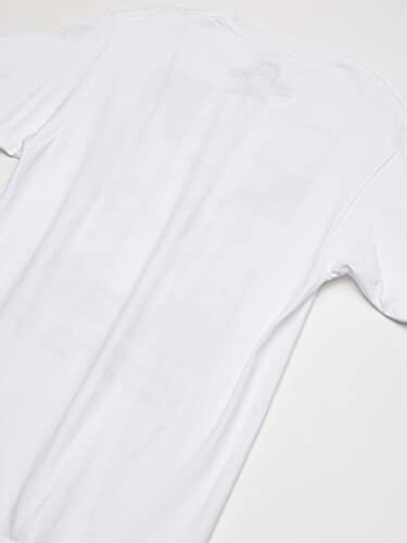 Arrière d'un t-shirt blanc uni.