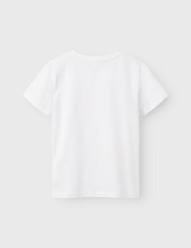 Dos d'un t-shirt blanc uni.