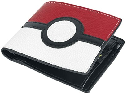 Portefeuille avec design inspiré de Pokéball.