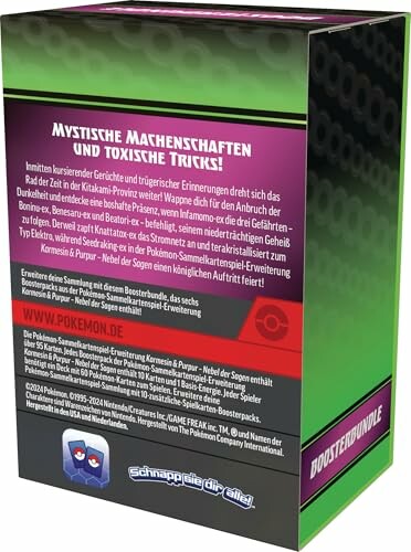 Boîte de booster Pokémon en allemand
