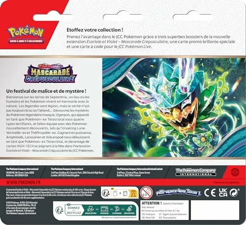 Blister 3 Boosters Vrombotor Écarlate et Violet