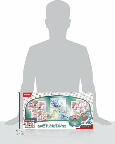 Collection de cartes Pokémon avec personnages et accessoires.