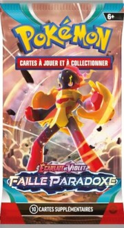 Paquet de cartes Pokémon Faille Paradoxe.