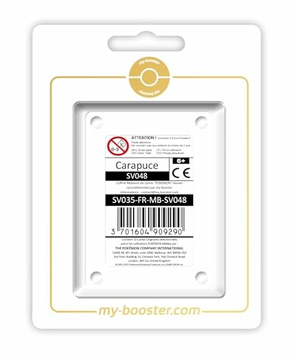 Emballage de carte Pokémon Carapuce.