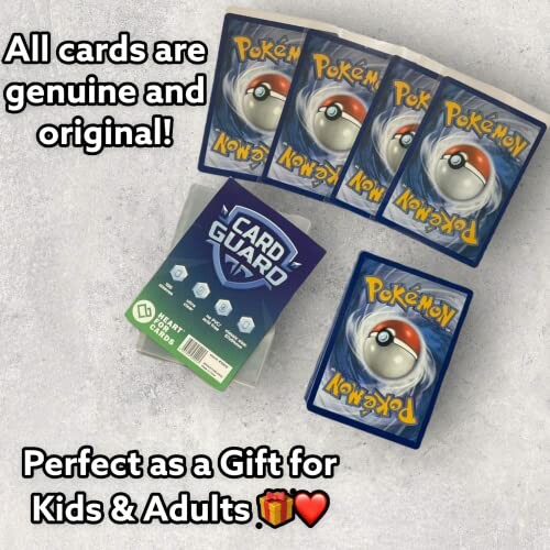 Cartes Pokémon avec étui de protection