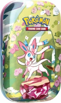 Boîte de cartes Pokémon avec illustration de Sylveon