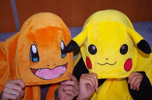 Plaid à Capuche Pikachu Homadict