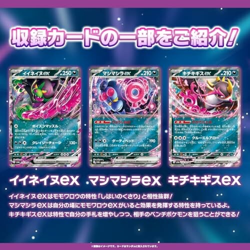 Cartes Pokémon EX promotionnelles avec texte japonais.