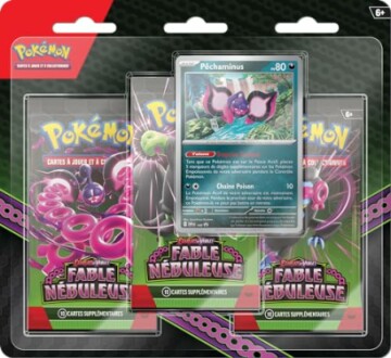 Blister de 3 Boosters Pêchaminus Écarlate et Violet