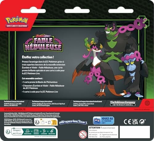 Emballage de carte Pokémon Fable Nébuleuse