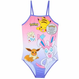 Maillot de bain fille avec motifs Pokémon