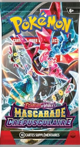 Paquet de cartes Pokémon Écarlate et Violet Mascarade Crépusculaire
