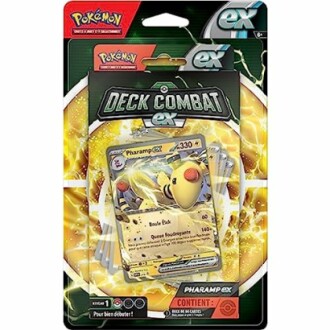 Paquet de cartes Pharamp ex de Pokémon.