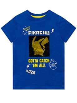 T-shirt bleu avec Pikachu de Pokémon