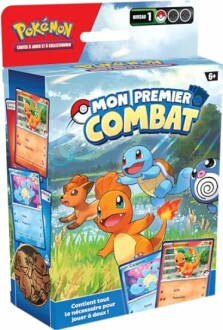 Boîte de cartes Pokémon Mon Premier Combat avec Salamèche et Carapuce