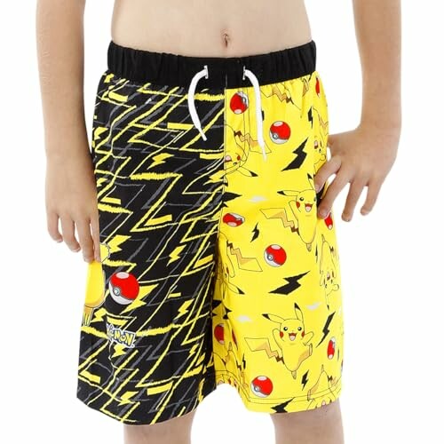 Shorts de Bain Garçon Pikachu