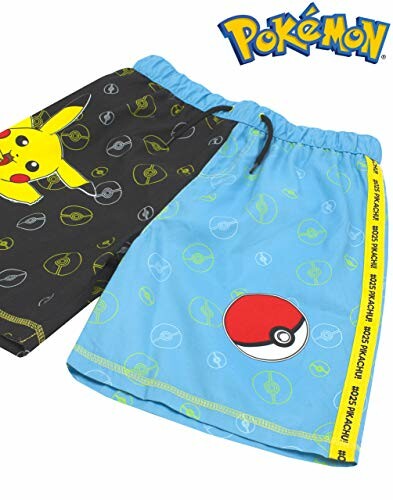 Shorts de bain Pokémon avec Pikachu et Pokéball